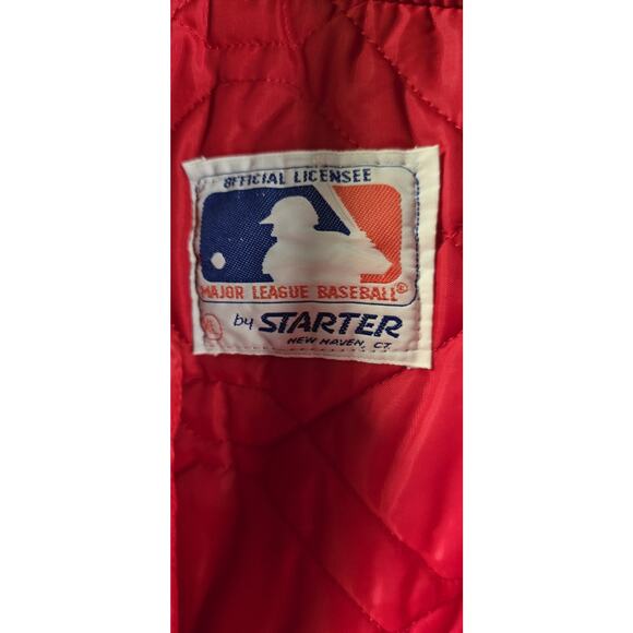Vintage Starter St. Louis Cardinals Satin Embroidered Logo Jacket XL Pre Owned - Picture 7 of 16